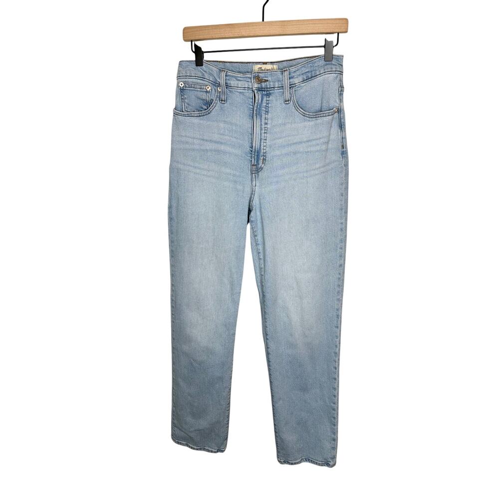 Madewell The Perfect Vintage Straight Jeans 28 Blue Light Wash High Rise Ankle